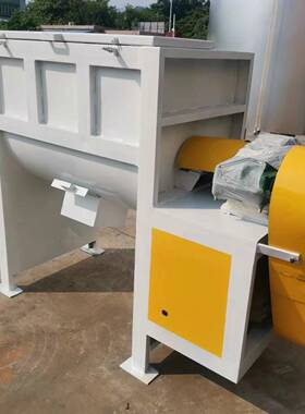 滑石粉真石漆搅拌机整套设备安徽5吨卧式搅拌机现货钛白粉搅拌机