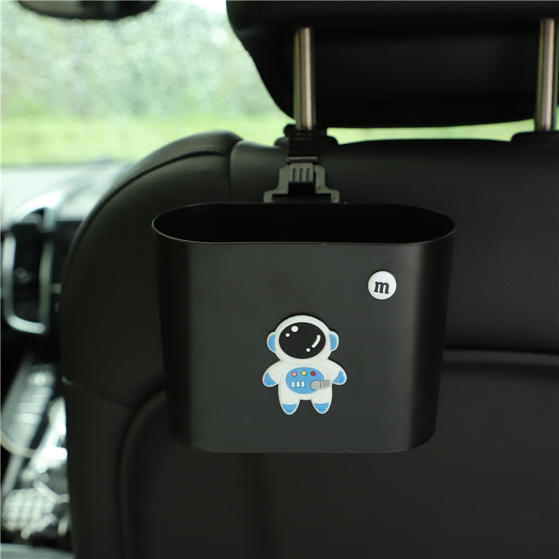 车载垃圾桶汽车内用置物桶车用收纳箱袋挂式后前排前座车上可爱兜