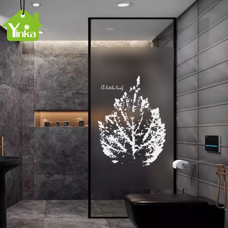 定制UV白静电磨砂玻璃贴纸客厅轻奢艺术装饰自粘贴膜窗户移门橱窗