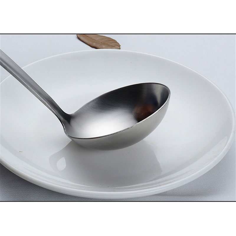 大号304加厚不锈钢汤勺火锅小勺漏勺子套装大汤壳 长柄盛粥勺家用