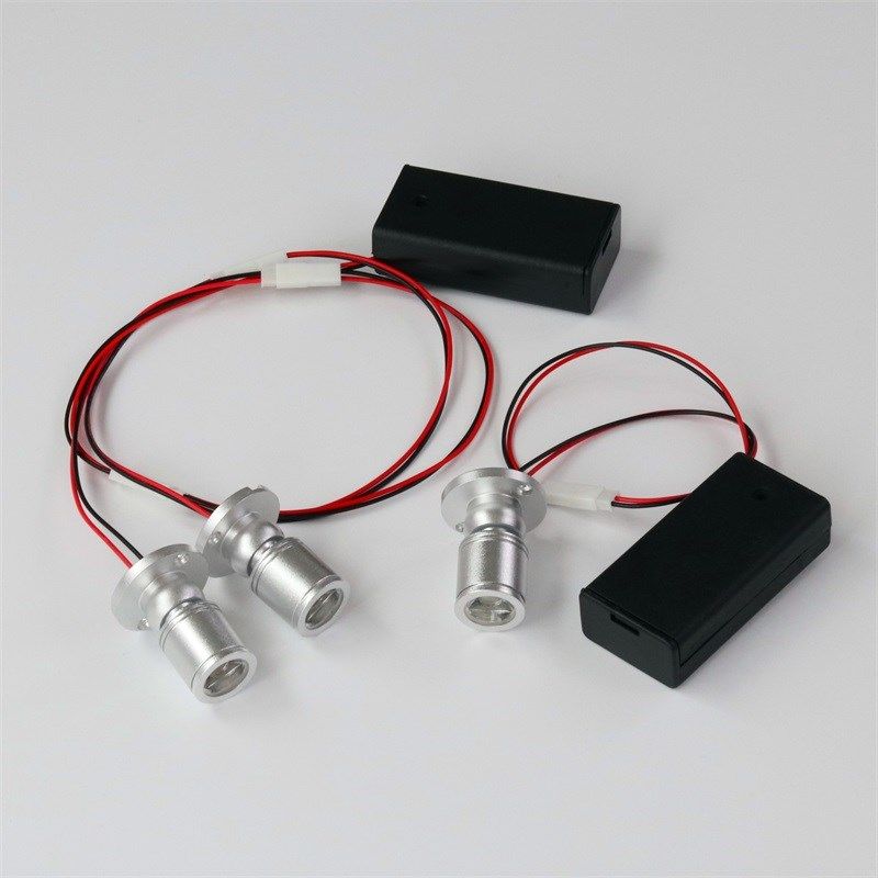 电池盒迷你LED小射灯 手办盒展示柜台模型装饰灯3V 1W电池DIY灯泡,家装灯饰光源,氛围灯,淘宝优惠券,粉丝福利购,淘宝优惠卷