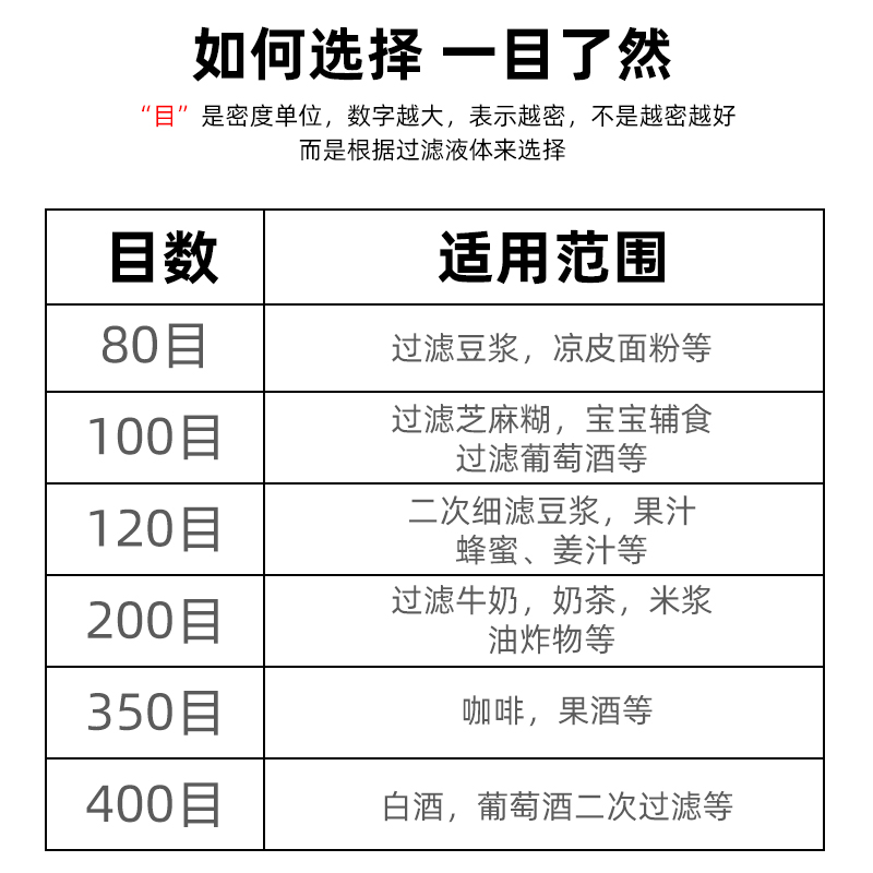 豆浆过滤网筛超细家用婴儿榨果汁过滤器滤网漏网神器隔渣厨房漏勺
