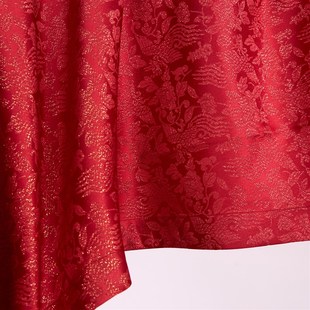 惜物国风 汉服配饰配件汉婚婚服状元郎进士喜庆红色织金喜字披红