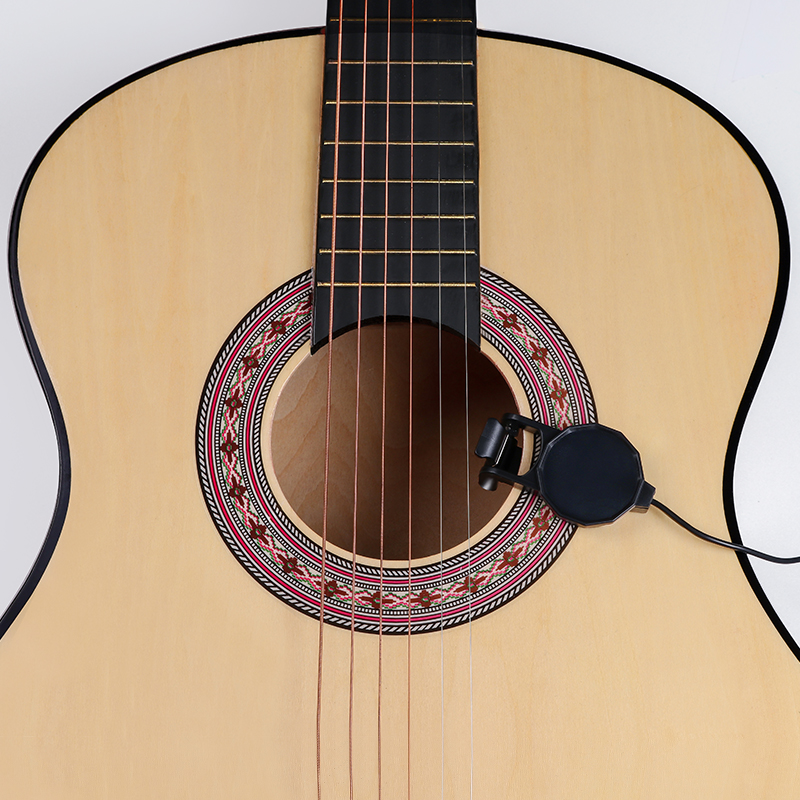 木吉他音孔拾音器 民谣吉他卡口免开孔 可调音量乐器配件