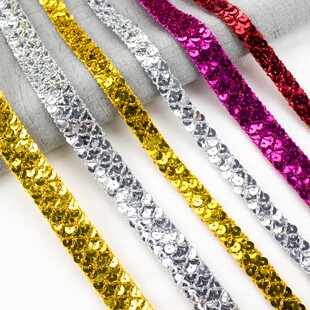 方块亮片花边舞台演出服装戏曲辅料配饰家居布艺软包装饰方块花边