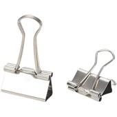 金色长尾夹51MM大号银色燕尾凤尾铁票夹文具中号不锈钢票据文件夹