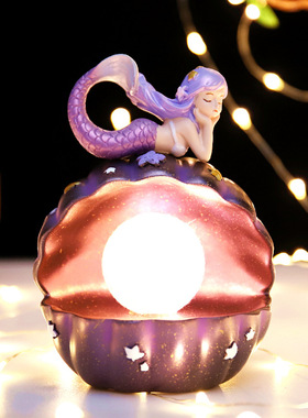 猫咪摆件卡通装饰小夜灯星星灯女生儿童 圣诞生日礼物少女心礼品