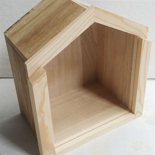 木头定制品质杰瑞门洞猫洞小房子小夜灯木屋角落老鼠装饰家具实木