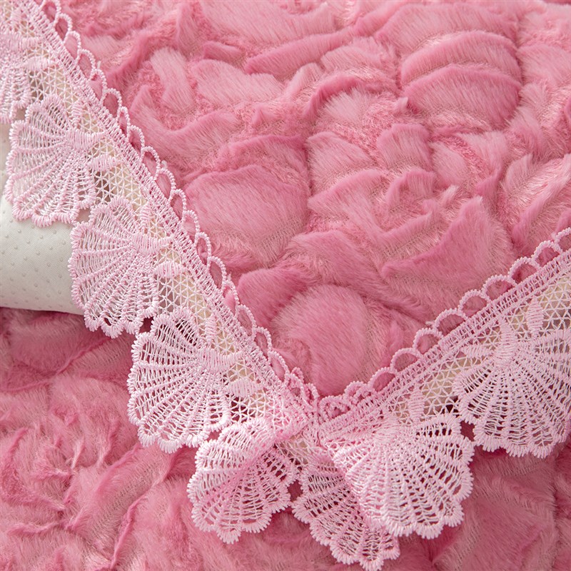 冬季时尚玫瑰绒沙发垫加厚毛绒盖布防滑坐垫子皮沙发巾套罩冬天款