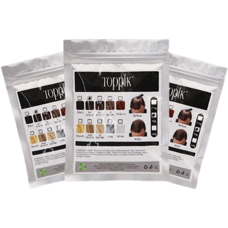 袋装TOPPIK头发纤维发际线密发增发遮发神器男女纤维粉补发假发粉