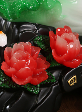 四季发财招财玉白菜摆件家居客厅电视柜装饰品办公室店铺开业礼品