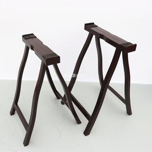 古筝琴架子学习复古音乐架子通用实木腿加粗人字电子琴