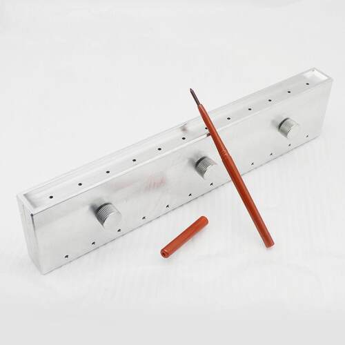 供应高品质12孔眉笔模具眼线笔芯灌装铝模具好脱模交期快
