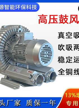 RB-71D-3木工机械高压风机开料机高压漩涡风机3000W高压风机气泵
