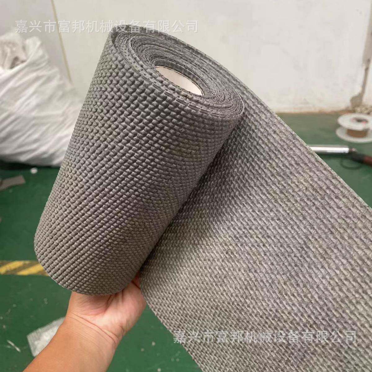 钢丝球抹布复卷打线机抹布复卷分切打线机可做厨房抹布卷纸卷巾