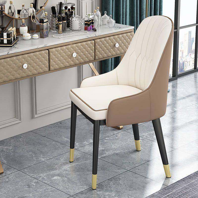 现代简约电脑书桌化妆凳椅家用轻奢餐椅办公椅子酒店餐桌北欧靠背