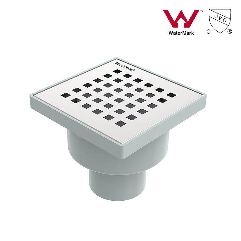 MW-I9V-E4Y06不锈钢防臭地漏方形卫生间淋浴房洗衣机下水道地漏