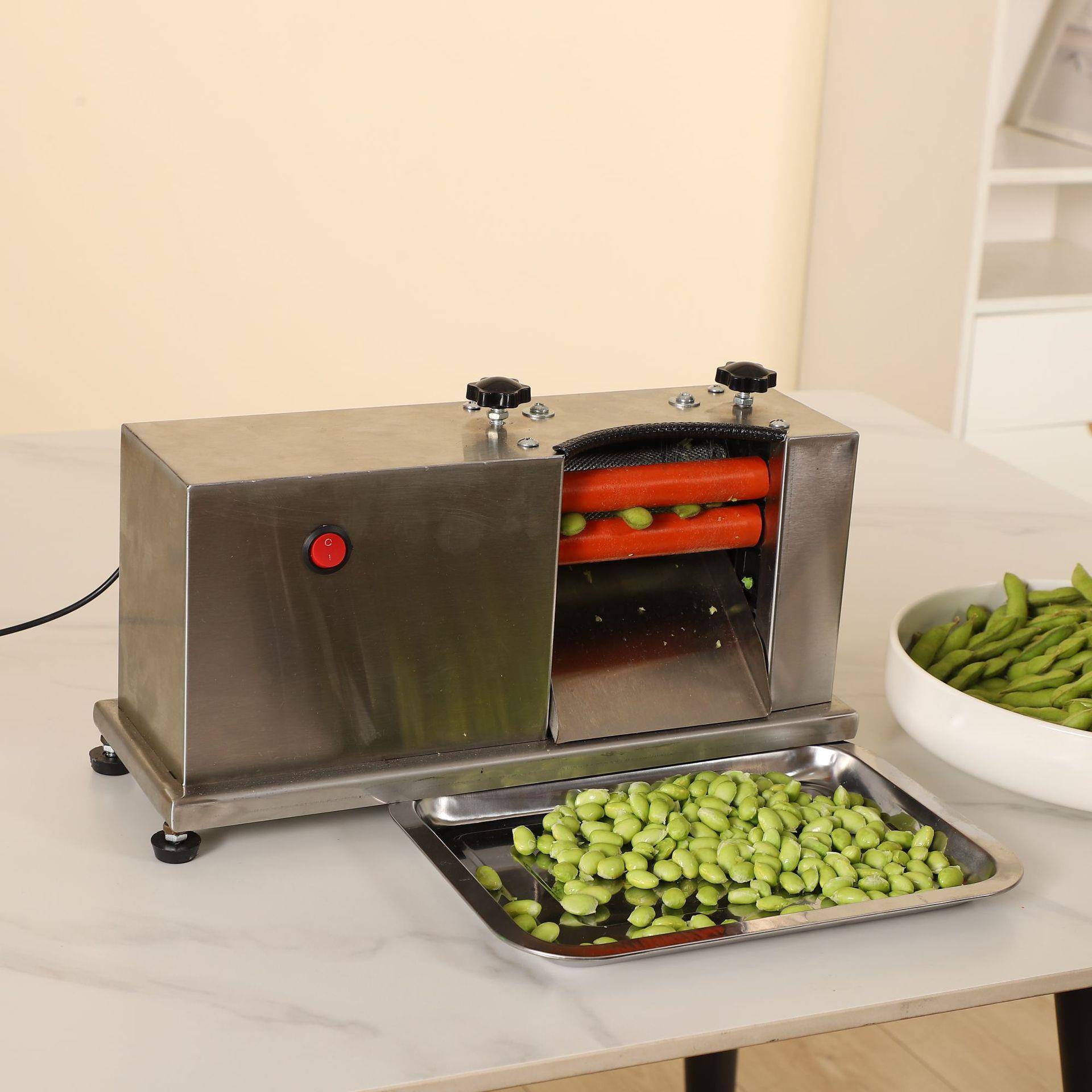 新品小型电动剥毛豆器家用多功能削皮机器厨房新式毛豆剥壳机