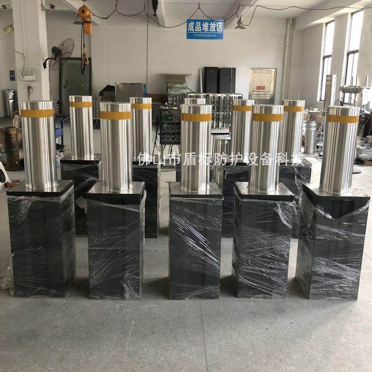 盾标防护升降路桩停车学校口阻门拦场路障全自动缩DB219-SJ警示护