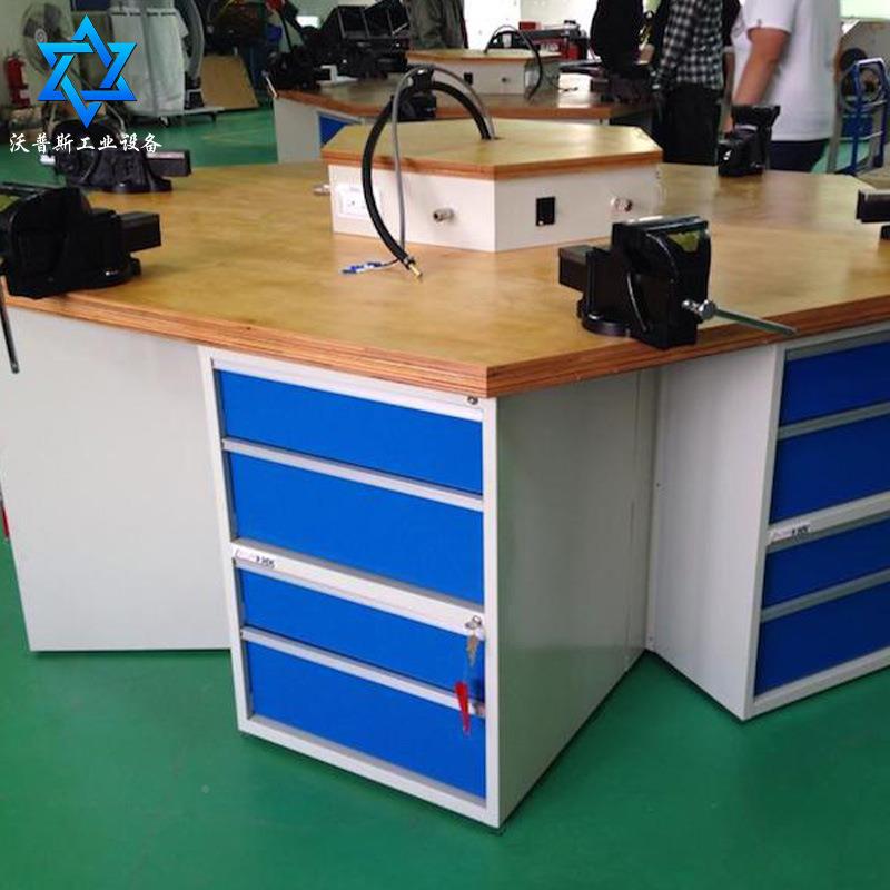 405防静电六工工作台六作角钳台电角工实训桌六工位钳工桌工台