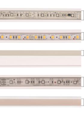 ip68防水实v0阻ik10+ip6燃白心一体挤出室外lxed光照明led线条灯d