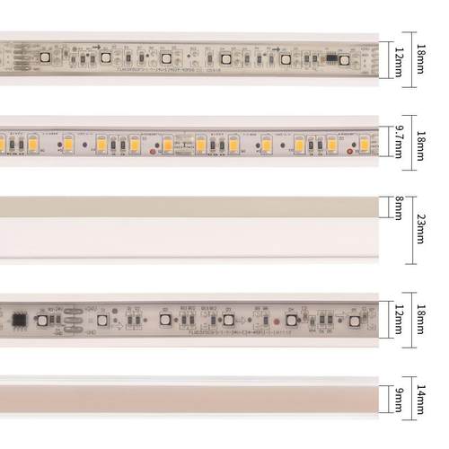ip68防水实v0阻ik10+ip6燃白心一体挤出室外lxed光照明led线条灯d
