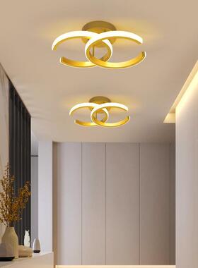 阳台灯led门道走36825廊吸顶灯衣间玄关过入户厅灯网红新帽爆款