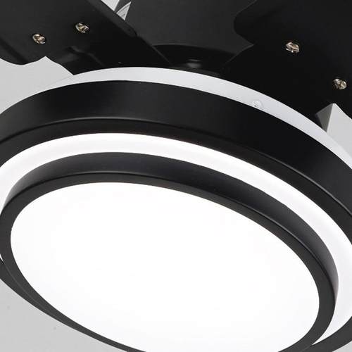 现代简约大风吊力工业吊扇灯公室工厂式顶风362扇一体风扇灯吊扇