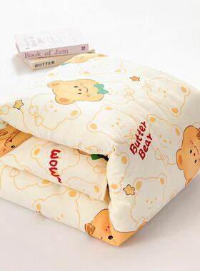 新款全纯棉印花幼儿园套件儿童件三套被子芯婴童宝被YMF棉卡通床