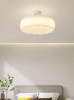 极简奶油红卧室吸30396顶灯现代简约漫网主卧灯温馨浪风创意灯具