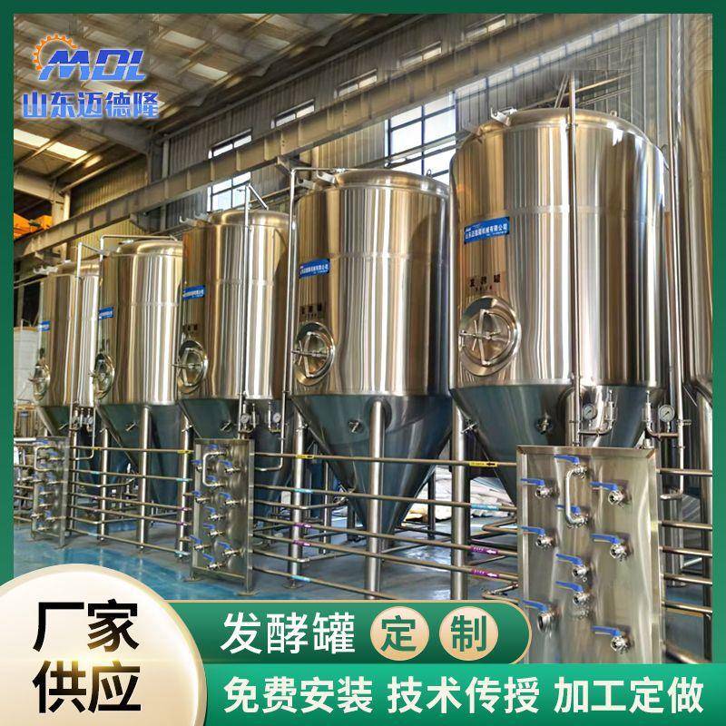 3备4LSD不锈钢啤酒发酵罐酒大型啤酒厂发酵罐自酿0啤酒设发酵罐