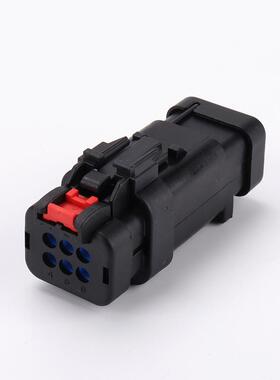 7VYR76434-76413-1接插7件汽车连接器6孔3防水接插件公母插头