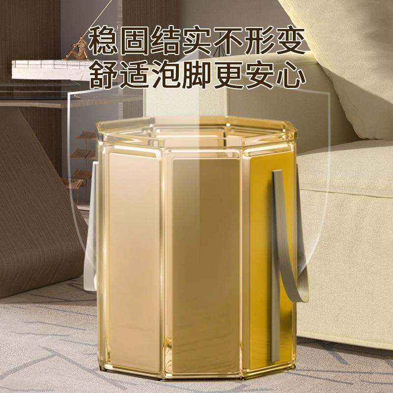 泡脚袋桶家用过小腿可折叠泡脚洗脚泡脚养盆生便46高携深足浴桶