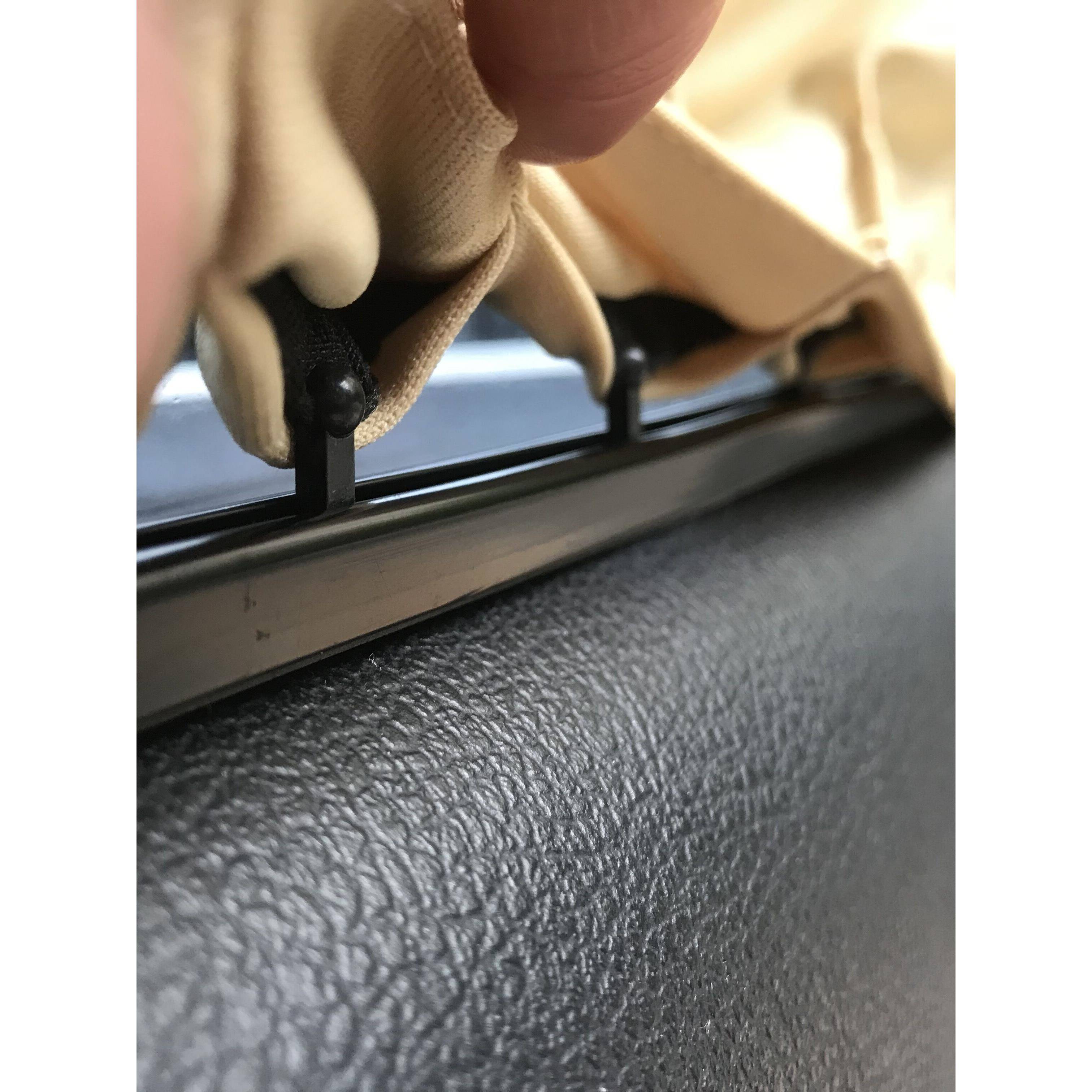 上下双轨道车窗帘小轿车VTA用隔遮阳汽帘车载侧窗防晒热纱网通用