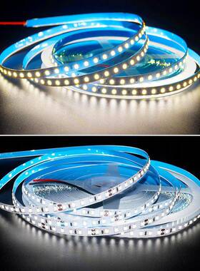 2835-120235镜24V前led灯灯带自粘灯槽20米无压降8三色软灯条线形