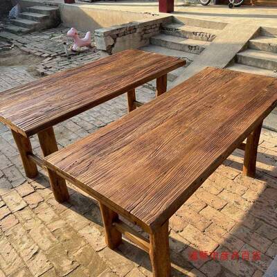 元宝木旧木板原老榆旧AAB木门板桌实木茶风化可定茶台吧台桌板w怀