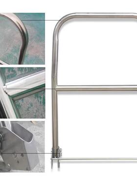 202不钢平板车推车锈折扶手搬运车把手小推68591车304手活动把手