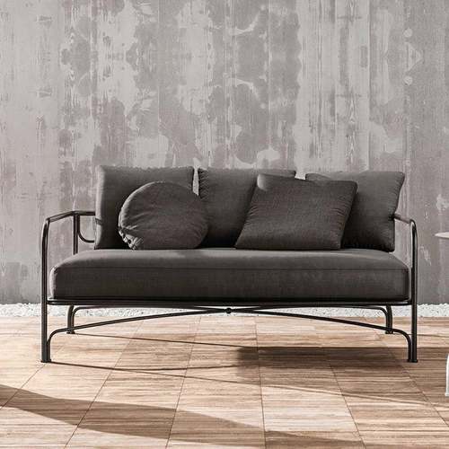 简G281-2H铁艺沙发桌阳台庭桌椅组合院桌约椅户外家具迷你铸铝桌