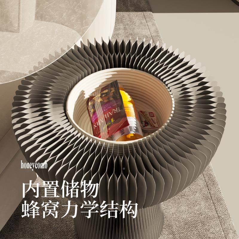 十八纸边几小茶几圆角几简花束型边沙发边柜约奢客厅卧室床头轻桌