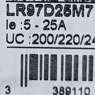 LR热继电器LR97D25M7继电器LR97D25M7过流继电器057598电子继电器