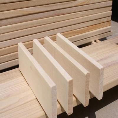 fsc4mm薄木板实木桐木拼板原木免漆大板泡桐木板可烧色UV