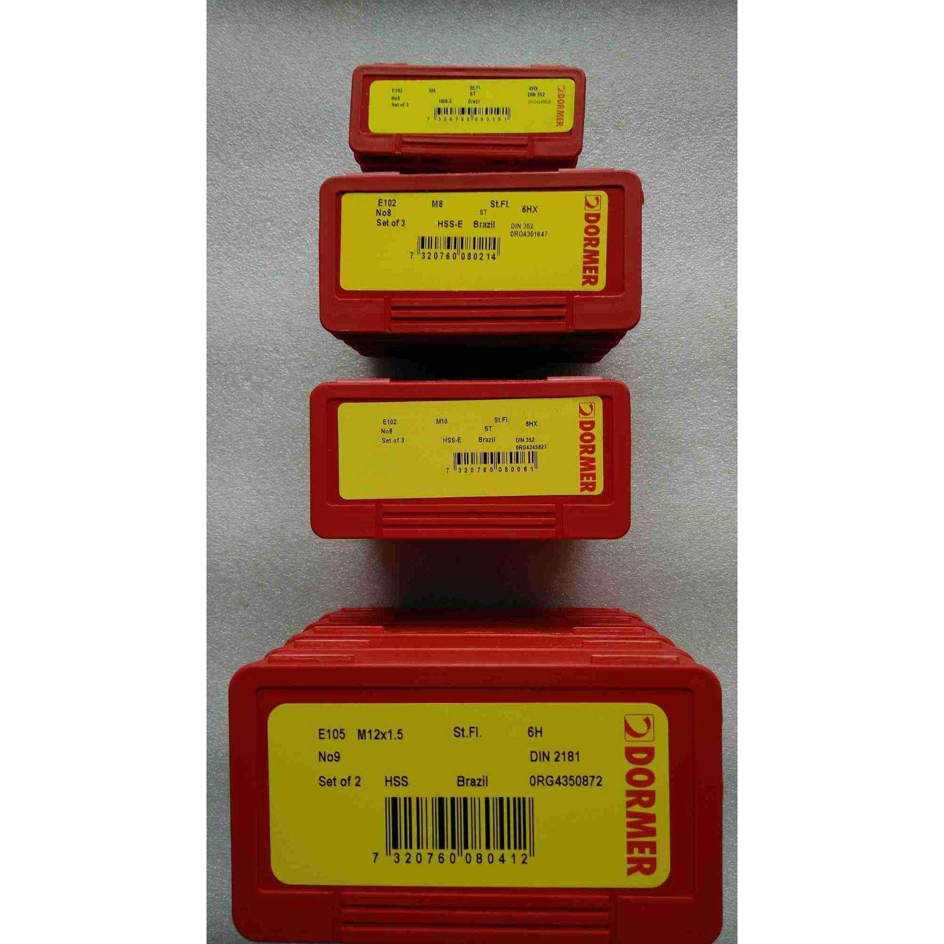 DORMER套装手用丝锥E102M8NO8