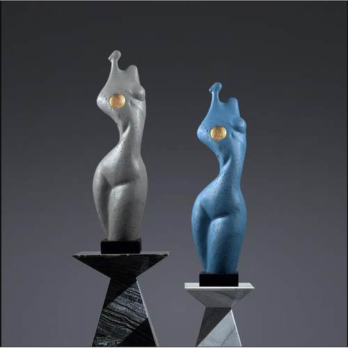 现代轻奢雕塑摆件玄关大型电视柜装饰艺术品网红客厅卧室创意家居