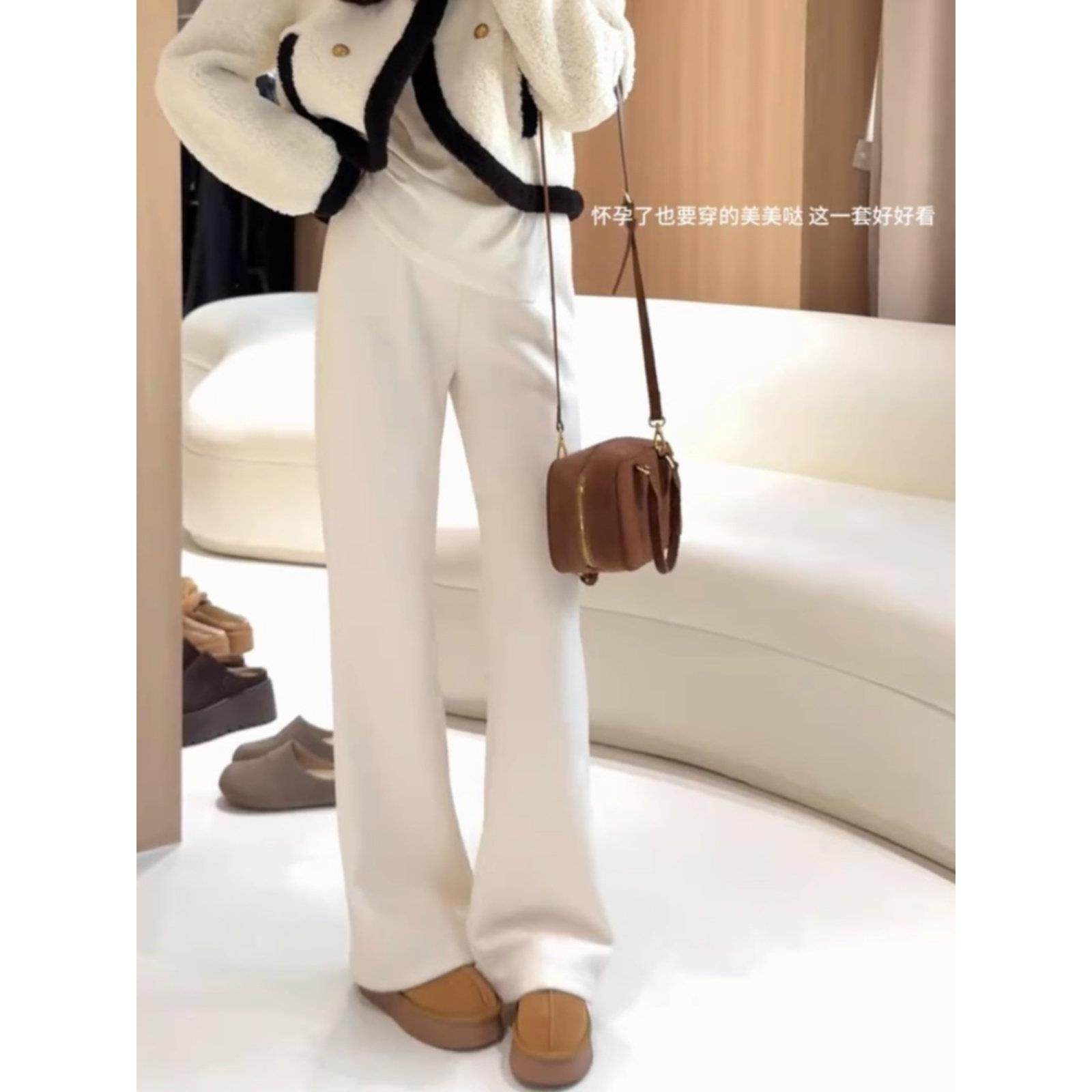 采购产品孕妇裤，秋季和冬季腹部支持打底裤，天鹅绒和加厚的羊绒,孕妇装/孕产妇用品/营养,孕妇打底裤,淘宝优惠券,粉丝福利购,淘宝优惠卷