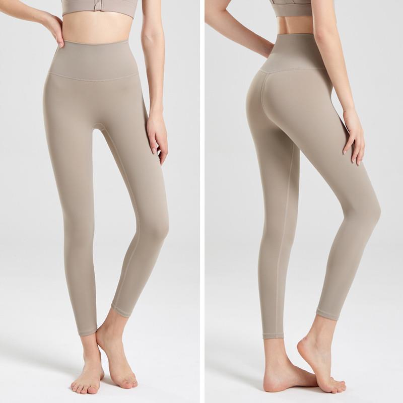 胖mm大码无尴尬线高腰提臀弹力紧身速干健身运动瑜伽裤女裸感外穿