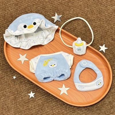 比企堡小企鹅宝宝服 10cm棉花娃娃娃衣海星体正常体换装娃衣