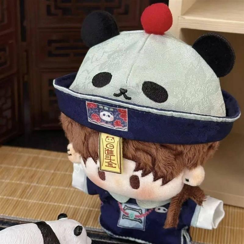 10cm可爱努努一口吃掉你 小僵尸套装 10cm棉花娃娃娃衣配饰玩偶