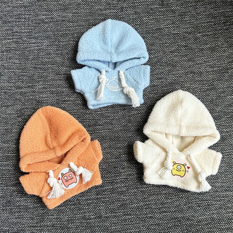 娃衣10cm厘米棉花娃娃海星体正常体连帽卫衣可爱公仔替换衣服上衣