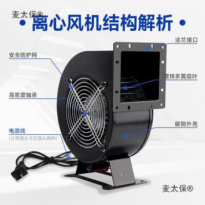 10频FLJ1J5小型工离3心风气机SCT220V多翼式模鼓风机工业抽风麦太