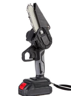 4寸6寸电迷你剧锂电电手提式链锯锯户外无线WZV伐木单手锯砍树枝